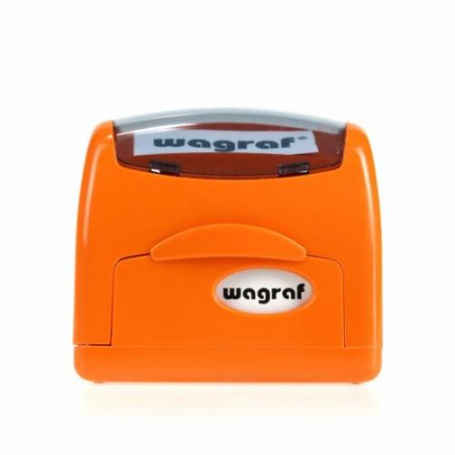 Timbro autoinchiostrante wargraf compreso di gomma con dati da inviare a info@tipoarts.com